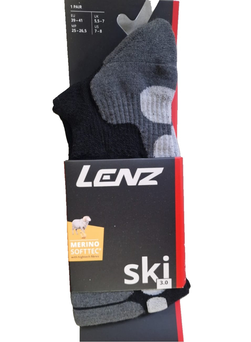 Lenz Merino Skisocken 3.0 für Damen und Herren